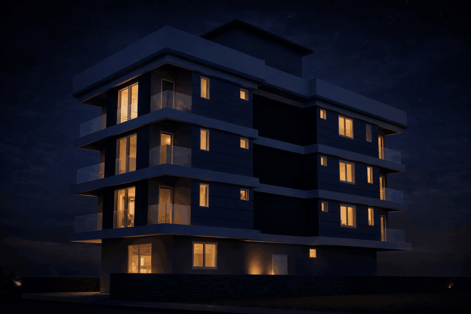 Seyrek Apartman Gece